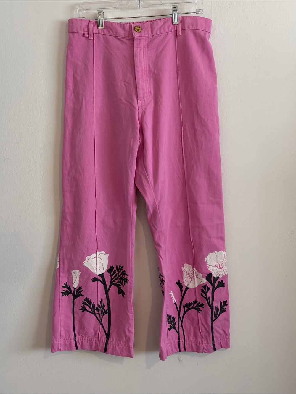 RARE Big Bud Press Pink Poppy Pants